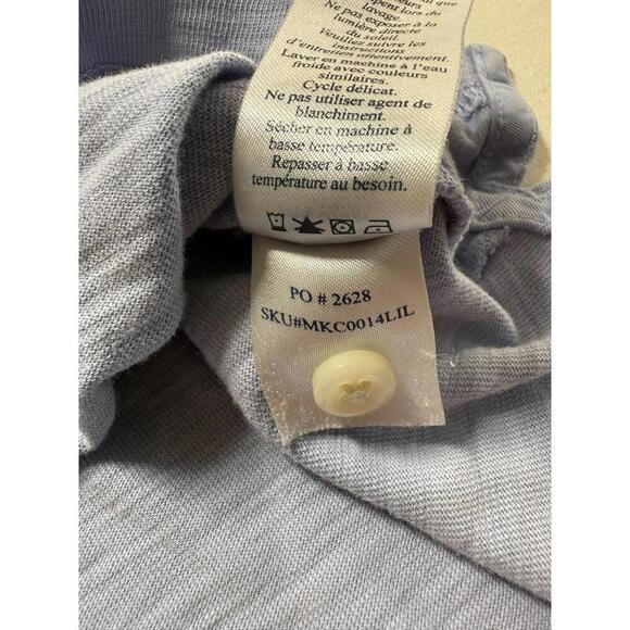 Faherty Polo Shirt Lightweight Sunwashed Organic Cotton Comfort Light Blue XL - Picture 5 of 9